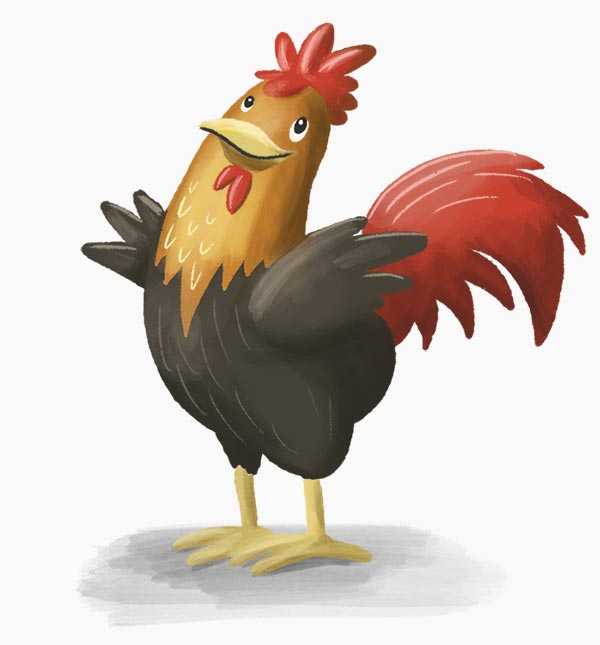 Illustration of Chicken Little