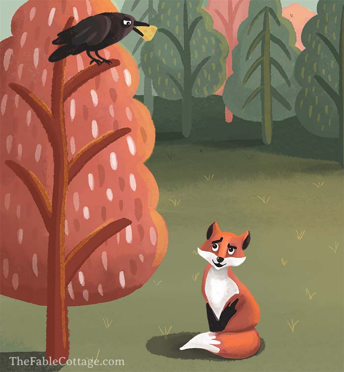 The Fox and the Crow (Text, Audio + Video)