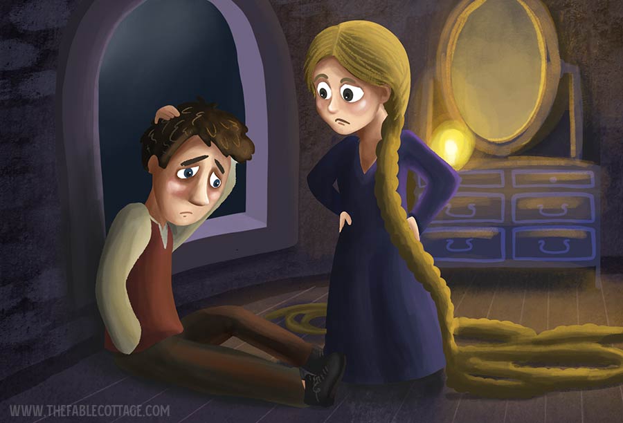 Rapunzel and the stranger